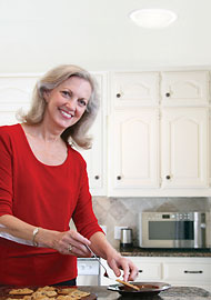 Women in Kitchen with Skylight